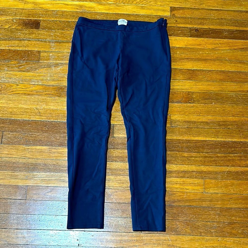 Merona Women’s Leggings Style Dress Pants, Navy Blue, Sz 10